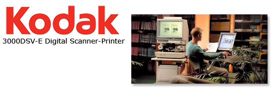 KODAK 3000DSV-E Digital Scanner-Printer