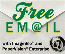 Free Email with your purchase of ImageSilo and PaperVision Enterprise