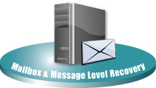 Data Backup & Disaster Recovery, Mailbox & Message Level Recovery