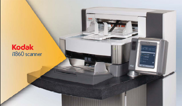 For high-volume workloads in any business, the Kodak  i1860 scanner is our most productive and durable scanner&mdash;ever