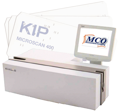 KIP MicroScan 400, Aperture card scanner