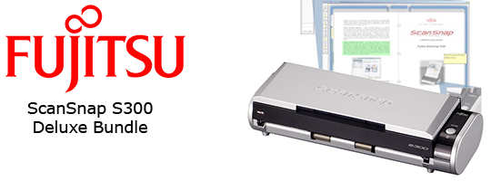 Fujitsu ScanSnap S300 Deluxe Bundle Instant PDF Sheet-Fed Scanner