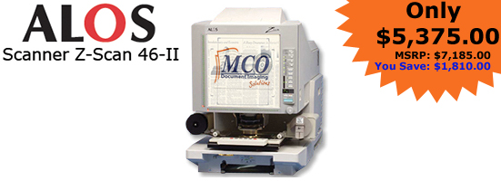 Click Here To Order a ALOS Scanner Z-Scan 46-II